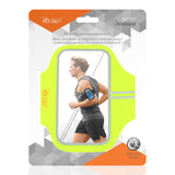 Reiko Running Sports Armband for iPhone 7/ 6/ 6S or 5 Inches Device in Green (5X5 Inches) | MaxStrata