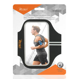 Reiko Running Sports Armband for iPhone 7 Plus/ 6S Plus or 5.5 Inches Device in Black (5.5X5.5 Inches) | MaxStrata
