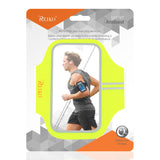 Reiko Running Sports Armband for iPhone 7 Plus/ 6S Plus or 5.5 Inches Device in Green (5.5X5.5 Inches) | MaxStrata