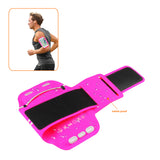 Reiko Running Sports Armband for iPhone 7 Plus/ 6S Plus or 5.5 Inches Device in Pink (5.5X5.5 Inches) | MaxStrata