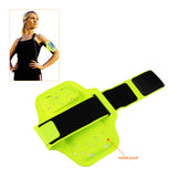 Reiko Running Sports Armband for iPhone 7 Plus/ 6S Plus or 5.5 Inches Device with LED in Green (5.5X5.5 Inches) | MaxStrata