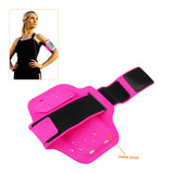 Reiko Running Sports Armband for iPhone 7 Plus/ 6S Plus or 5.5 Inches Device with LED in Pink (5.5X5.5 Inches) | MaxStrata
