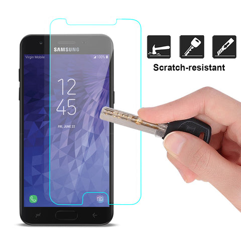 Reiko Samsung Galaxy J3 (2018) Lite Tempered Glass Screen Protector in Clear | MaxStrata
