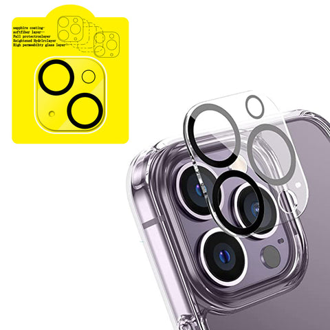 Reiko Clear Camera Protector for iPhone 14 Pro/14 Pro Max & iPhone 15 Pro/15 Pro Max