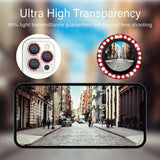 Reiko Diamond Camera Lens Protector, Diamond Tempered Glass Camera Cover Screen Protector for iPhone 14 Pro / iPhone 14 | MaxStrata