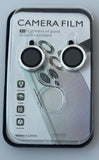 Reiko Camera Protector for iPhone 15/15 Plus in Silver
