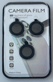 Reiko Camera Protector for iPhone 15 Pro/15 Pro Max in Black