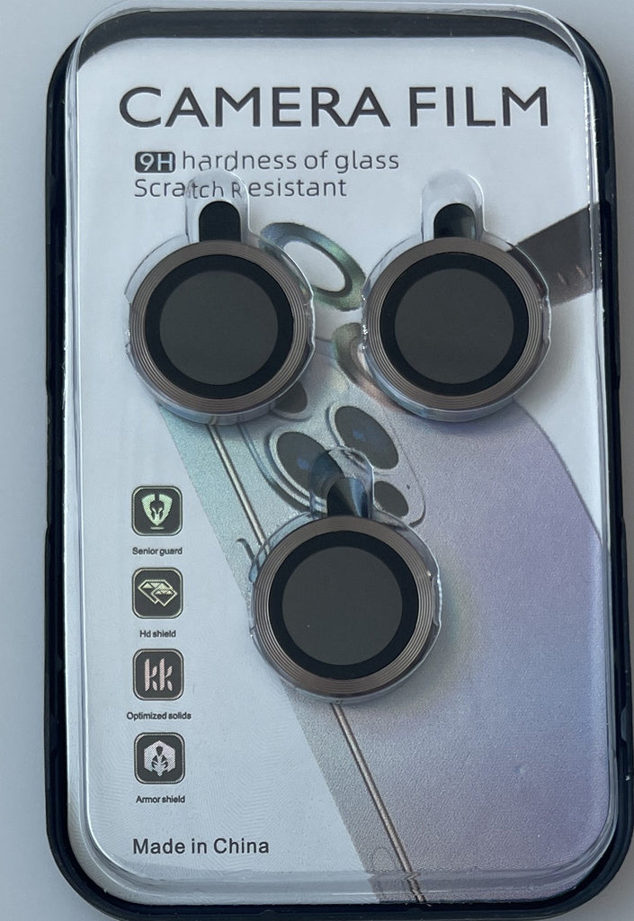 Reiko Camera Protector for iPhone 15 Pro/15 Pro Max in Gray