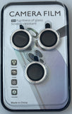 Reiko Camera Protector for iPhone 15 Pro/15 Pro Max in Silver