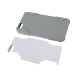 Reiko iPhone 6 Plus 3-in-1 Hybrid Heavy Duty Holster Combo Case in Gray White | MaxStrata