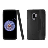 Reiko Samsung Galaxy S9 Plus 3-in-1 Hybrid Heavy Duty Holster Combo Case in Black | MaxStrata