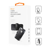 Reiko Samsung Galaxy S9 Plus 3-in-1 Hybrid Heavy Duty Holster Combo Case in Mint Green | MaxStrata
