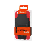 Reiko iPhone 6S/ 6 Plus Hybrid Heavy Duty Case with Kickstand in Red Black | MaxStrata