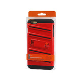 Reiko iPhone 6S Plus/ 6 Plus Hybrid Fishbone Case with Kickstand in Black Red | MaxStrata