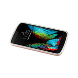 Reiko LG K10 Solid Armor Dual Layer Protective Case in Rose Gold | MaxStrata