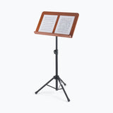 On-Stage Music Stand w/ Wide Rosewood Bookplate (SM7312W)