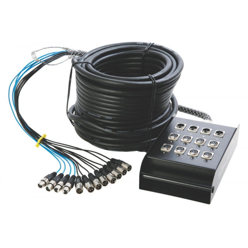 On-Stage 100' 8-Channel/4-Return Stage Snake (SNK84100V2) | MaxStrata®