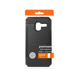 Reiko Alcatel Tru Slim Armor Hybrid Case with Card Holder in Black | MaxStrata