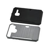 Reiko Alcatel Tru Slim Armor Hybrid Case with Card Holder in Gray | MaxStrata