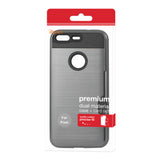 Reiko Google Pixel Slim Armor Hybrid Case with Card Holder in Gray | MaxStrata