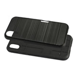Reiko iPhone XS Max Slim Armor Hybrid Case with Card Holder in Black | MaxStrata