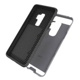 Reiko Samsung Galaxy S9 Plus Slim Armor Hybrid Case with Card Holder in Gray | MaxStrata