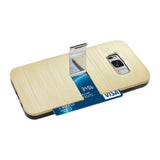 Reiko Samsung S8 Edge/ S8 Plus Slim Armor Hybrid Case with Card Holder & Kickstand in Gold | MaxStrata