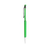 Reiko Crystal Stylus Touch Screen with Ink Pen in Green | MaxStrata