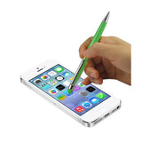 Reiko Crystal Stylus Touch Screen with Ink Pen in Green | MaxStrata