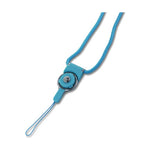 Reiko Long Lanyard Strap with Clip in Blue | MaxStrata