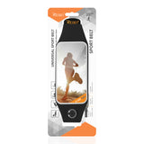 Reiko Running Sport Belt for iPhone 7 Plus/ 6S Plus or 5.5 Inches Device with Two Pockets & LED in Black (5.5X5.5 | MaxStrata