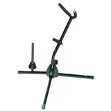 On-Stage Alto/Tenor Saxophone Stand  with Flute Peg (SXS7101B)