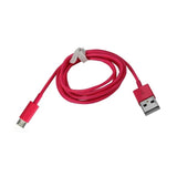 Reiko Micro USB 1 AMP Portable Micro Travel Adapter Charger with Cable in Hot Pink | MaxStrata