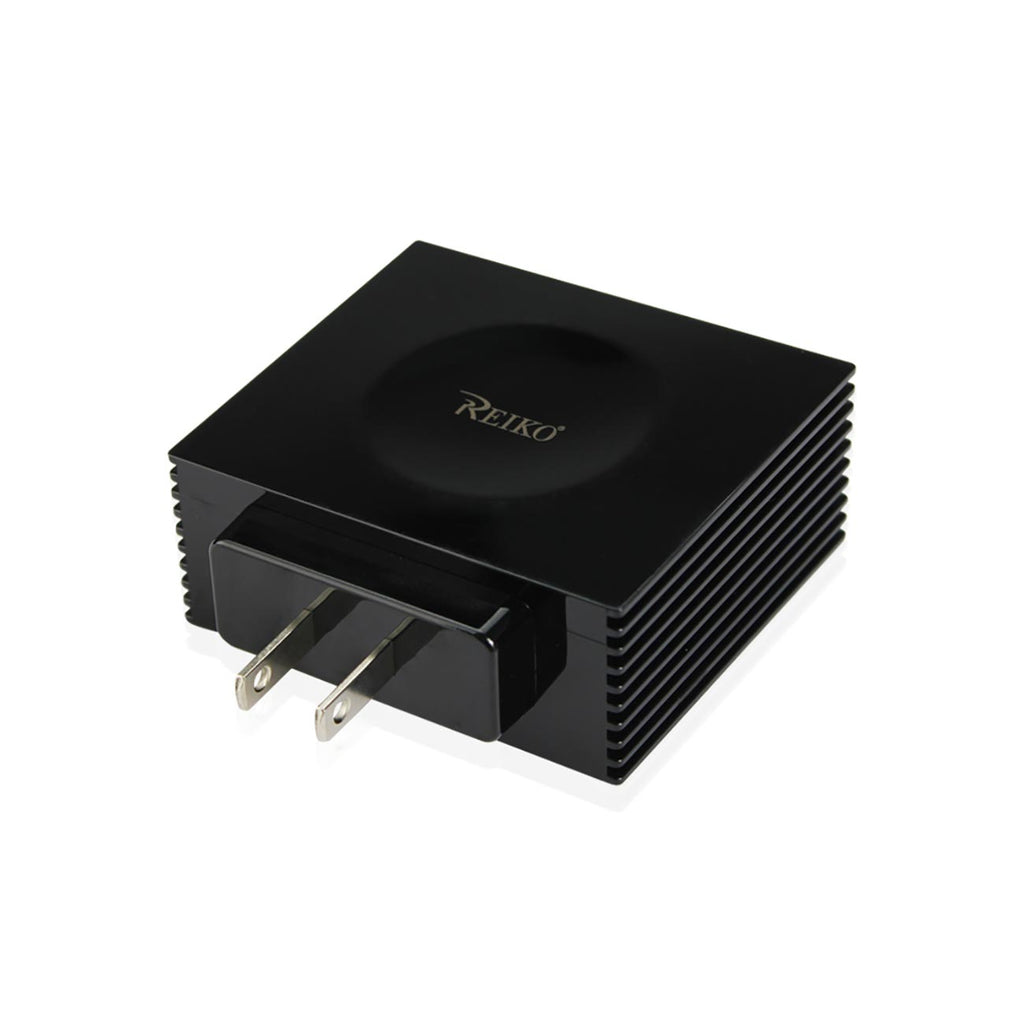 Reiko 4 AMP Four Ports Portable Travel Station Charger in Black