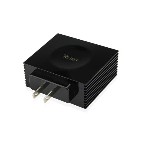 Reiko 4 AMP Four Ports Portable Travel Station Charger in Black