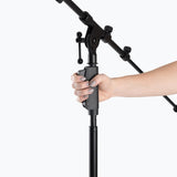 On-Stage One-Handed Boom Mic Stand with Tripod Base (TMP-MS7550) | MaxStrata®