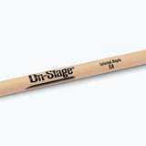 On-Stage Maple Drum Sticks (5A, Wood Tip, 12pr) (TMP-MW5A-AMS)