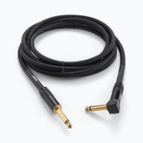 On-Stage Production-Grade Braided Instrument Cable (Right Angle to Straight) 10 ft (TMP-OSPRO-ICR-10)