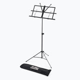 On-Stage Sheet Music Stand with Removable Square Bookplate (TMP-SM7033BB)
