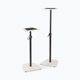 On-Stage Wood Studio Monitor Stands (White, Pair) (TMP-SMS7500W) | MaxStrata®