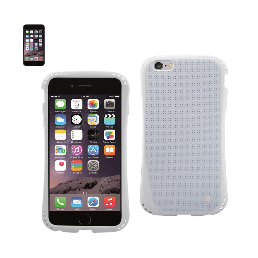 Reiko iPhone 6S Plus/ 6 Plus Dropproof Air Cushion Case with Chain Hole in White | MaxStrata