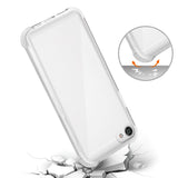 Reiko Alcatel Crave Clear Bumper Case with Air Cushion Protection in Clear | MaxStrata