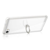 Reiko Alcatel Crave Transparent Air Cushion Protector Bumper Case with Ring Holder in Clear | MaxStrata