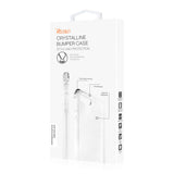 Reiko Alcatel Walters Clear Bumper Case with Air Cushion Protection in Clear Black | MaxStrata