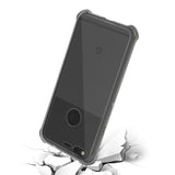 Reiko Google Pixel Clear Bumper Case with Air Cushion Protection in Clear Black | MaxStrata