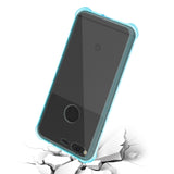 Reiko Google Pixel Clear Bumper Case with Air Cushion Protection in Clear Navy | MaxStrata