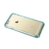 Reiko iPhone 6S Plus/ 6 Plus Clear Bumper Case with Air Cushion Protection in Clear Navy | MaxStrata