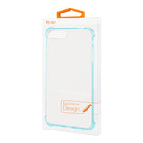 Reiko iPhone 8 Plus Clear Bumper Case with Air Cushion Protection in Clear Navy | MaxStrata