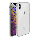 Reiko iPhone XS Max Clear Bumper Case with Air Cushion Protection in Clear