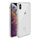 Reiko iPhone XS Max Clear Bumper Case with Air Cushion Protection in Clear | MaxStrata